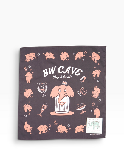 GLADHAND x BW CAVE - Pink Elephants bandanna "Elephant Brand"